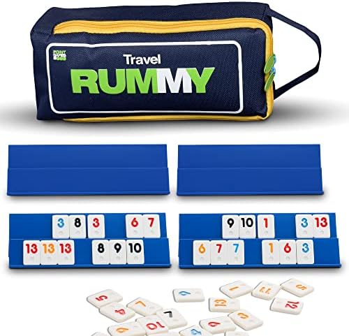 Класическа слот набор от Point Games Mini Rummy с 4 Ексклузивни Разтегателни игрални рафтове в Суперпрочной пътна