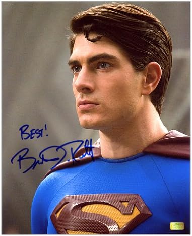 Снимка на Сцената на Завръщането на Супермен с Автограф Брандън Раута 16x20