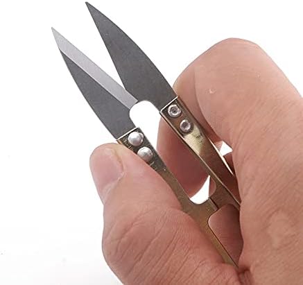 Ножици за Бродерия ENDAN U-Образни Шевни Ножици, Нож За Прежди И Конци Малки Ножици Кант Клещи за Бродерия