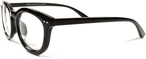 Стръмни реколта ретро-хипстерские мъжки дамски очила с прозрачни лещи в кръгла рамка