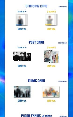 Mirae Killa 1-ва мини-албум Версия за момчета CD + Книга + 1p фотокарточка + 1p Постоянна картичка + 1p Съобщение