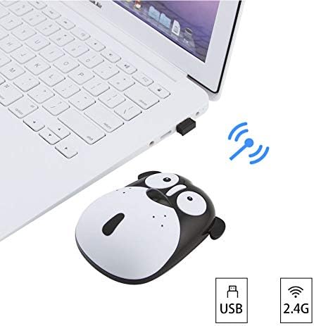 Скъпа безжична Мишка FLY WAY, Мультяшная Куче, Акумулаторна Безжична мишка 2.4ghz с nano USB приемник, Детски Мишката,