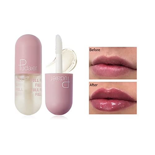 Комплект за устни с винен оттенък Lip Stain Lip Plumper, Естествена Суроватка, за да придадат на устните обем и Грижа