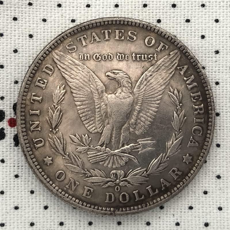 QINGFENG 38 ММ Антични Сребро Доларова Монета Американски Морган Скитник Монета 1895O Занаят 110