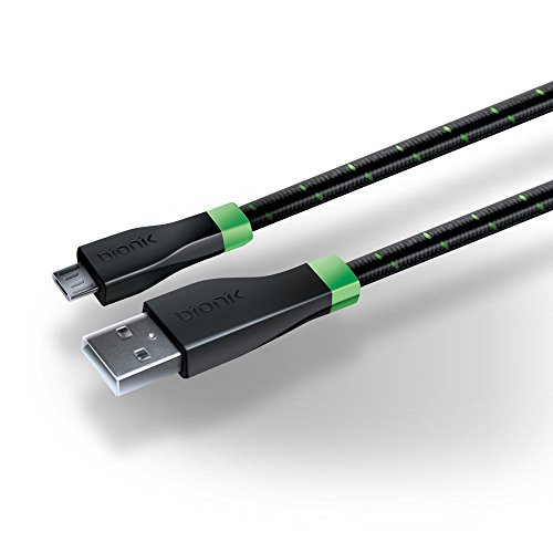 Bionik Lynx - Висококачествени Сплетен USB кабел за зареждане с дължина 10 Метра - за Xbox One
