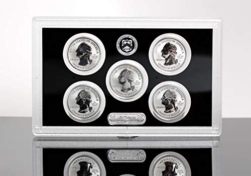 2018 S America the beautiful 2018 Reverse Silver Proof Quarters ATB Отчеканено само на 200 хиляди долара Распродано Монетен