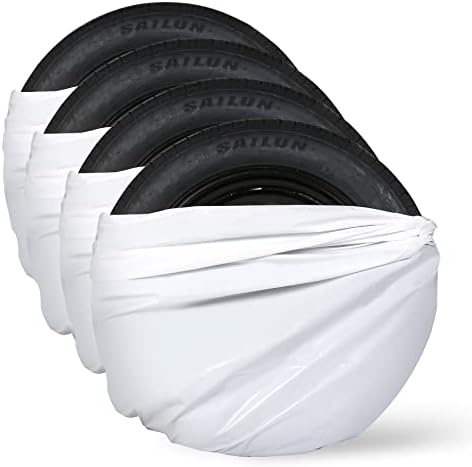 Чанта за съхранение на пластмасови гуми VICMORE Комплект от 4 ръчни чанти, Подходящи за гуми повечето седани и джипове Премия