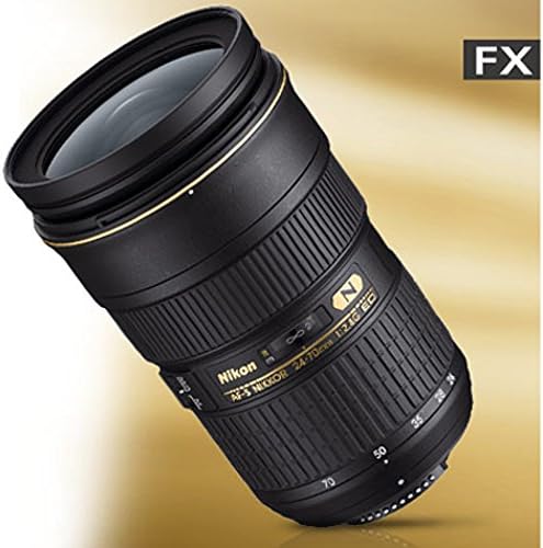 Широкоъгълен обектив Nikon 24-70mm f/2.8 G ED с автоматично фокусиране-S Nikkor (обновена)