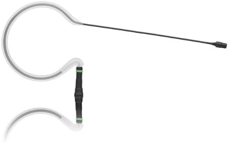 Насочен слушалка Countryman E6IDW7B1AT Soft E6i с кабел с диаметър от 1 мм за предаватели Audio Technica (черен)