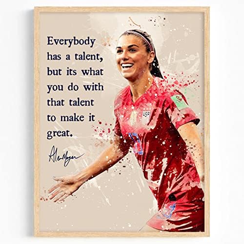Плакат на Алекс Морган, Плакати Женски отбор на САЩ по футбол, монтиран на стената принт Алекс Морган - Подаръци