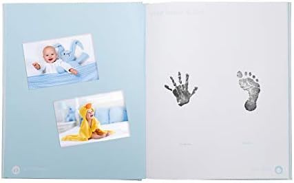 Детска Книжка Pearhead крепон на ивици, Детски Списание за Момче, Детски Фотоалбум, Синьо
