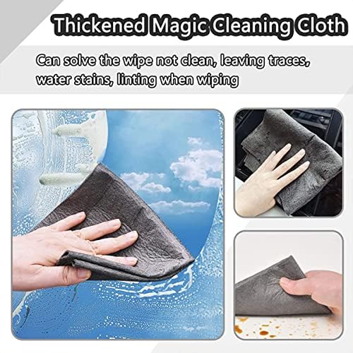 Удебелена Магическа Кърпа за почистване, Вълшебни Кърпички за прозорци и стъкло, за Многократна употреба, Кърпички