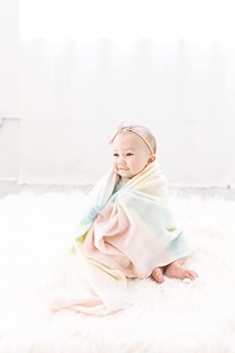 Луксозното и Супер Меко, удобно и Уют увеличение на детско одеало от кашмир. Перфектния подарък за бебе!