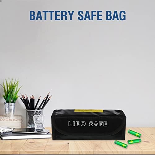 FAVOMOTO 2 БР Липо-акумулаторна безопасна чанта за липо-живот на батерията, защита за липо-батерия, огнезащитни калъф за