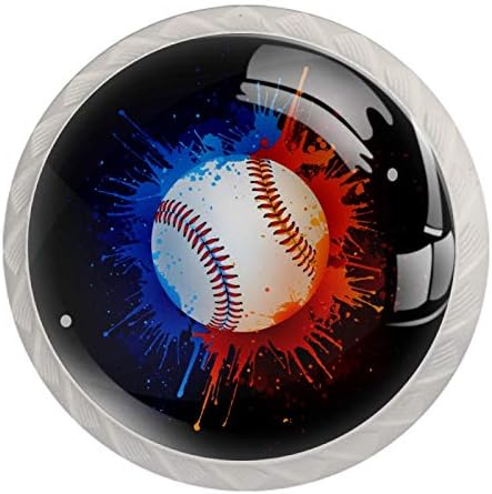 Идеален бейзболен топката софтбольный шкаф дръжка чекмедже на шкафа Стъклена дръжка за вратата на килера Гардероб