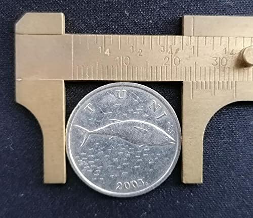 Европейският Набор от монети Монети Хърватия Монета в 2 куны Монета риба Тон Животно Монета