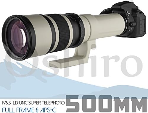 Телеобектив Oshiro 500mm f/6,3 (с 2X - 1000mm) за Nikon F-Mount D6 D5, D4, D850, D810, D800, D780, D750, D610, D600,