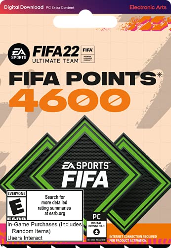 FIFA 22 Ultimate Team 4600 точки – Origin PC [Кода на онлайн-игра]