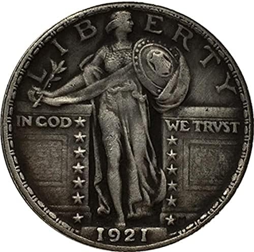Възпоменателна Монета Криптовалюта Любима Монета 1921 Американски Орел Свобода сребърно покритие Масивна Монета Копие