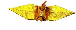 100 Хартиен Госпожица Оригами Модел от Златни Рози От Малко 1,5-инчов Журавля Оригами за Сватбен подарък, Декорация, Сватбена