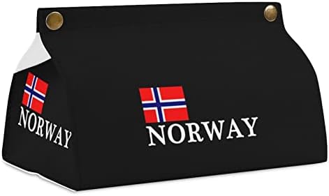 Националната гордост на Норвегия Кутия за Салфетки Калъф От Изкуствена Кожа Притежателя Кутии За Салфетки Правоъгълен