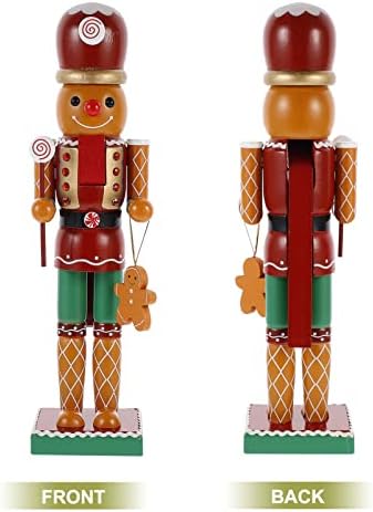 Коледен Лешникотрошачката Войници Кукли на Декорация: 35 см Постоянен Лешникотрошачката Дървена Човечето Човече