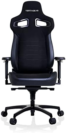 Ергономичен игралното стол VERTAGEAR PL4800 Голям и висок размер на системи лумбалния отдел ContourMax и седалки VertaAir
