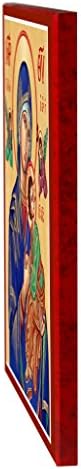 Манастирските икони на Богородица Вечна Помощта на Инсталирана на борда Репродукция на икона 7,8 x 10
