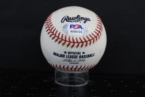 Боб Дернье Подписа Бейзболен Автограф Auto PSA/DNA AH96123 - Бейзболни топки с Автографи