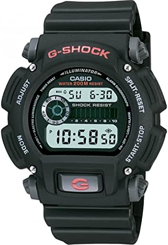 Мъжки спортни часовници Casio G-Shock DW9052-1V от ударопрочной Черна смола