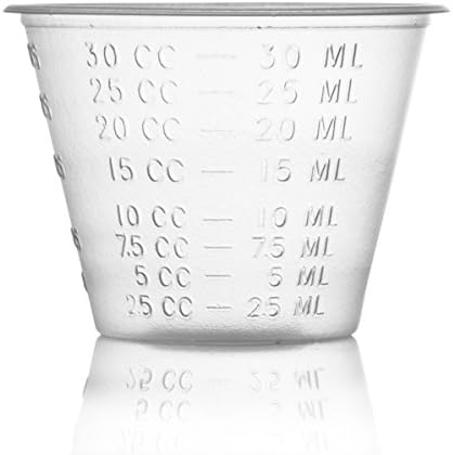 ИЗГОДНИ ОФЕРТИ ЗА партита Пластмасови чаши за еднократна употреба за лекарства капацитет от 1 унция - (брой