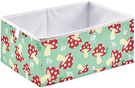 Emelivor Кутия за съхранение на гъбични кубчета, Сгъваеми кутии за съхранение, Водоустойчив кош за играчки, органайзер за кубчета,