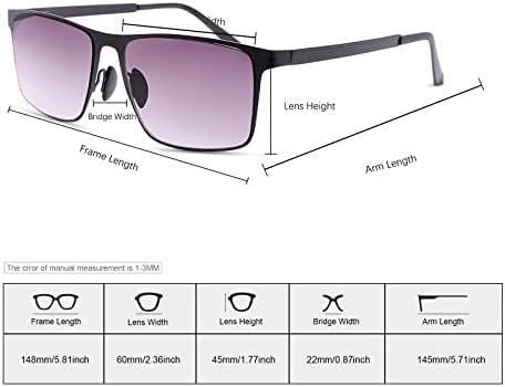 YIMI Полнообъективные Очила за Четене за Мъже, Жени, Извити Линия, Защита UV400, Слънчеви Очила За Четене,
