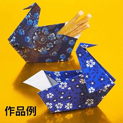 JapanBargain, Японски Хартия за Оригами Айзоме Васи Тиегами, Голяма Сгъваема Хартия 36x25,7 см, Направено в Япония, 4 Листа