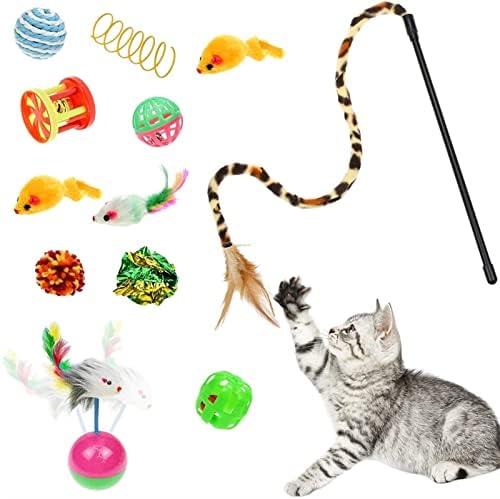 JKYYDS Играчка за домашни котки в форма на мишката, Интерактивни играчки за домашни любимци, определени от 20