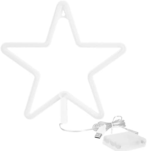 MYAOU LED Звезден Неоновите Празничен Лампа USB Захранван С Батерии в Помещението за Спалнята, Стените, Украса