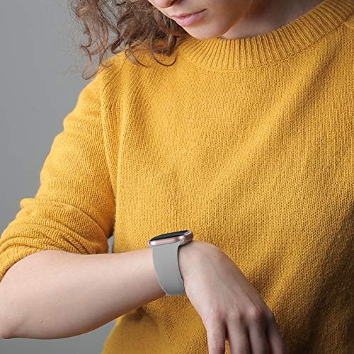 Cousper е Съвместим с каишка на Apple Watch 40 мм 38 мм за жени и мъже, Меки Спортни Силиконови въжета за iWatch SE и Серия