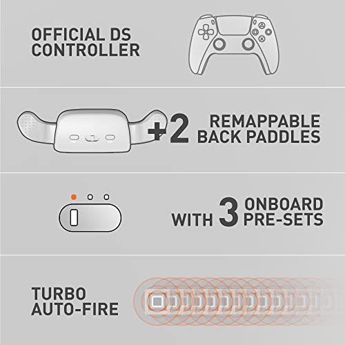Адаптивни контролер Mytrix с 2 переключаемыми бутони за PlayStation 5 (PS5), Програмируеми бутони с автоматично