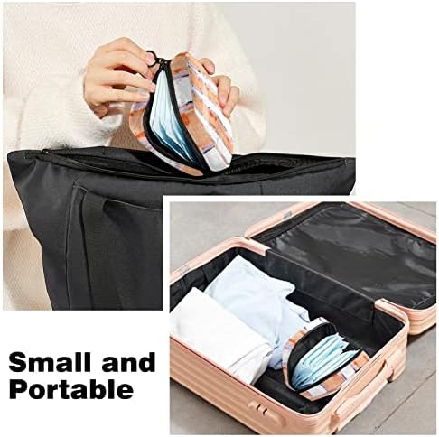 Чанта за съхранение на хигиенни кърпички ORYUEKAN, Чанта за Менструална Чаши, Преносими Чанти за съхранение