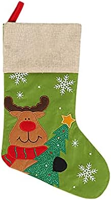 Коледни Чорапи, Мини-Чорапи Дядо Коледа С Подарък Пакет С Бонбони, Декорация За Коледната Елха Витражные Малки