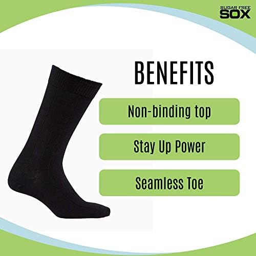 Диабет чорапи без захар Сокс Active-Меки, Спортни, Абсорбиращи Влагата Чорапи с дължина до коляното