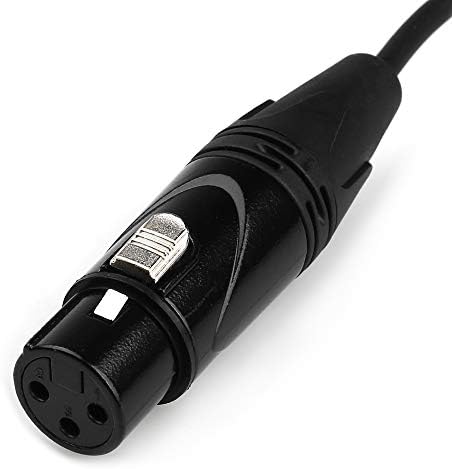 MIATIN Mini-XLR Свързване на кабел за микрофон между мъжете и XLR жени Mini XLR 3 Pin Pro Аудио Сменяеми Кабела с ревери