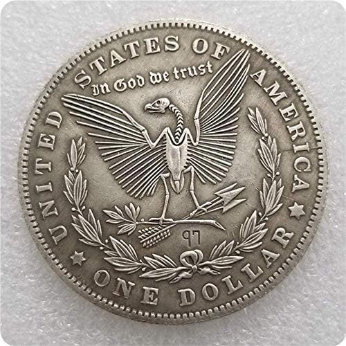 Монета На Повикване 1936 Скитник Сребърно Покритие Монета Биволско Проблем Сребърен Долар Сребърна Кръгла Копие Колекция
