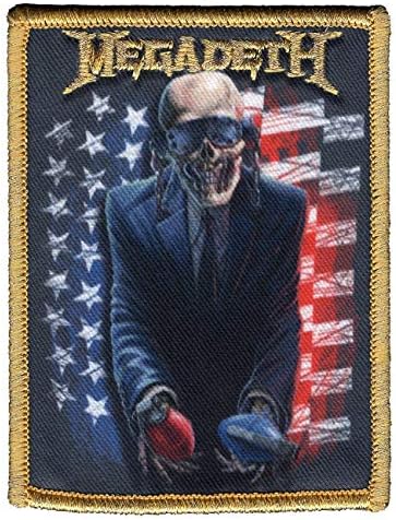 Нашивка C&D Мечтател Megadeth Американски гранати, Многоцветен