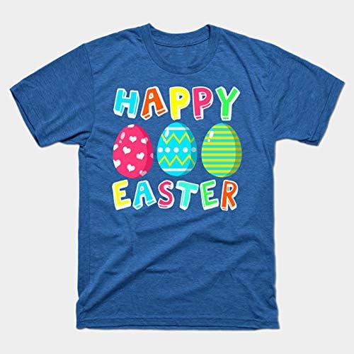 По-големи Размери, Великденски Ризи за Жени, Забавни Яйца, Тениска с Писмото Принтом, Свободни Празнични
