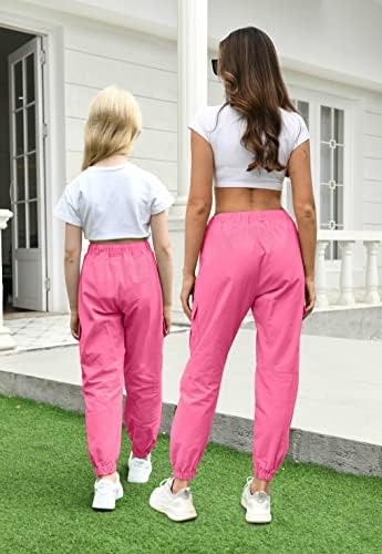 Ежедневни панталони-карго за бягане AOWKULAE за момичета и Жени, на 6 години - Женски 3XL