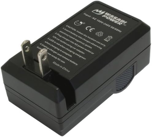 Батерия Wasabi Power (2 комплекта) и зарядно устройство за Panasonic CGA-S002, CGA-S002A, CGA-S002E, DMW-BM7