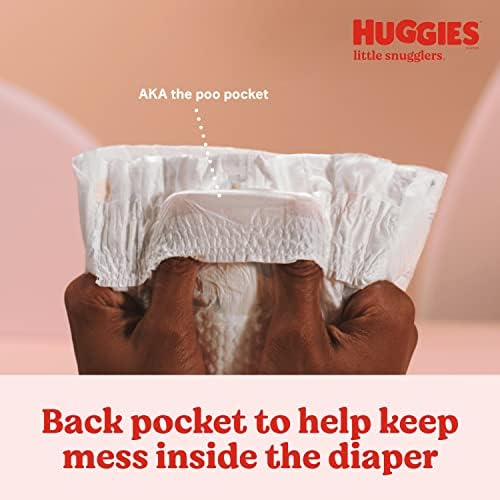 Бебешки пелени Размер на 6 (35 + кг), 44 карата, Huggies Little Snugglers (опаковка от 2 броя)
