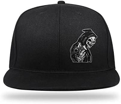 Мъжка бейзболна шапка с участието на Скелета и тематични Смърт, бейзболна шапка в стил хип-Хоп с регулируема