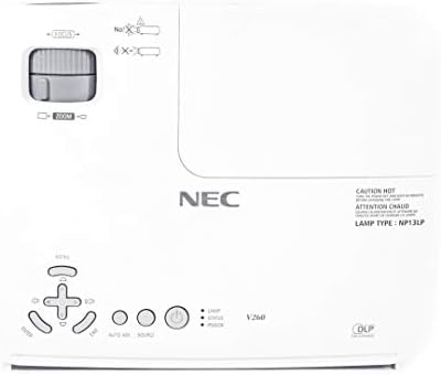 Мобилен проектор с висока яркост NEC 2600 лумена (NP-V260 )